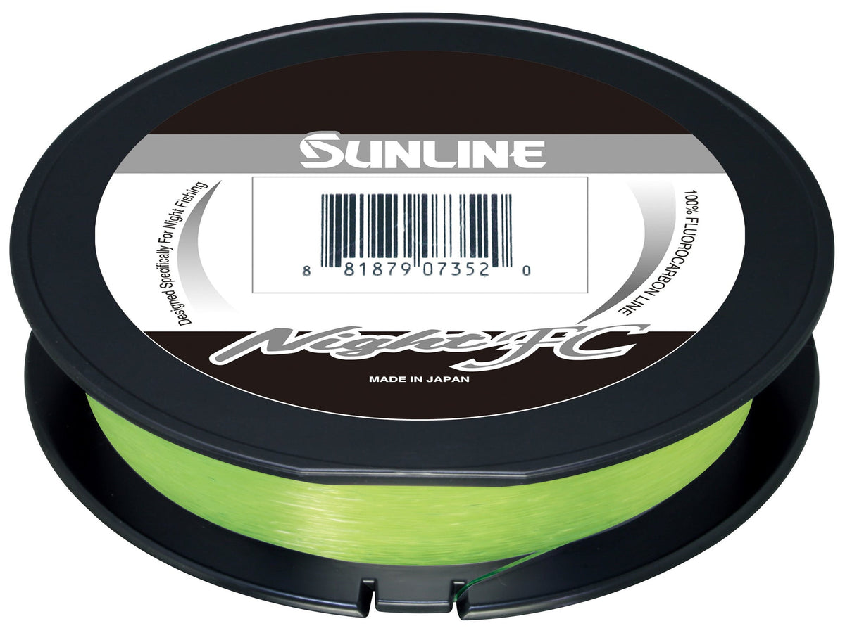 Night FC Fluorocarbon HiVis Jaune 165 Yards Techniques Chasse et Pêche
