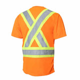 SHORT-SLEEVED T-SHIRT WITH REFLECTIVE STRIPS