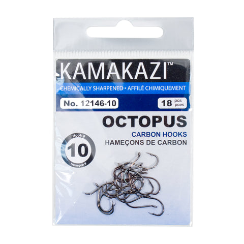 Kamakazi Black Octopus Hooks