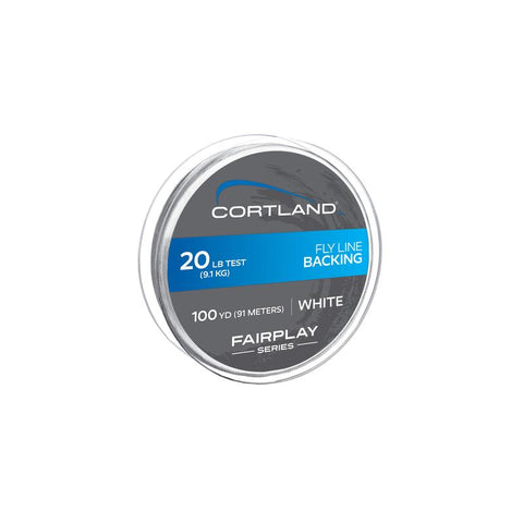 Cortland's Fairplay Fly Line Backing-20Lb 100Yd White