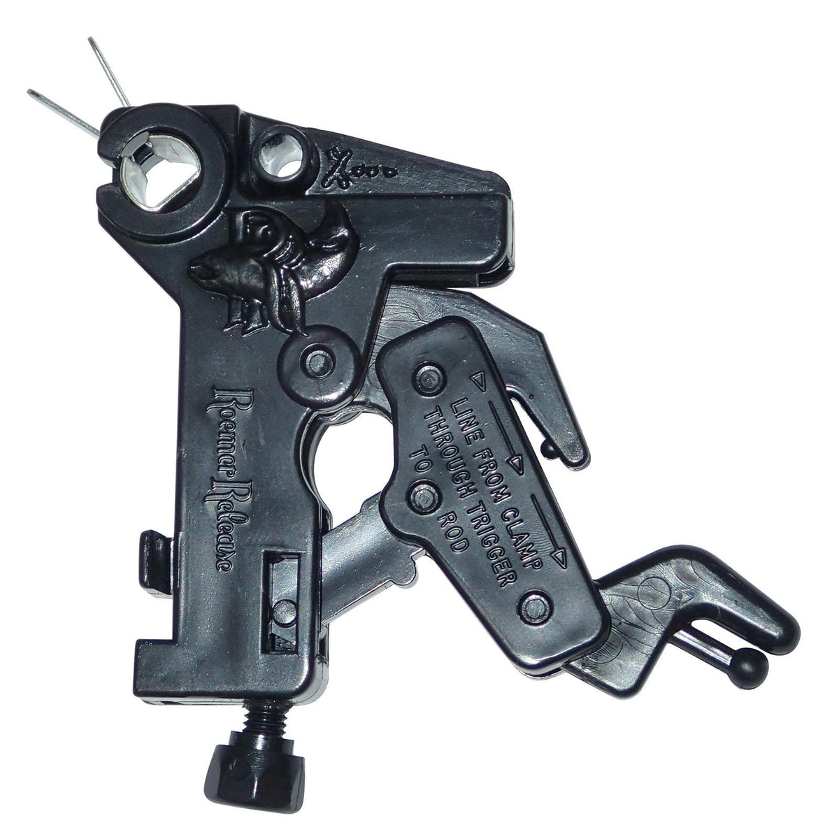 Roemer Release system for "Downrigger" winch fishing Techniques