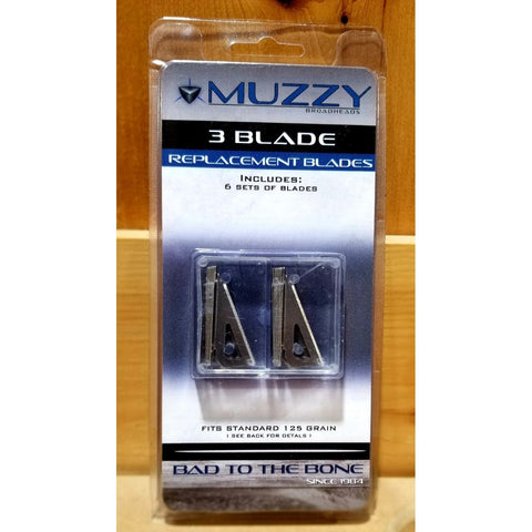 Replacement blade Muzzy #330 6 blades 125gr