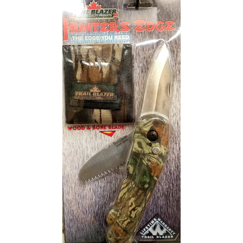 Trail Blazer 3-1/2-Inch Xtend-A Blade Folding Knife/Saw