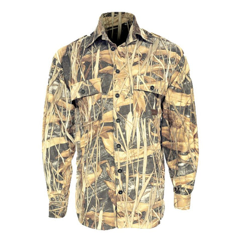 Green Trail Brushed Polyester Camouflage Shirt – A425