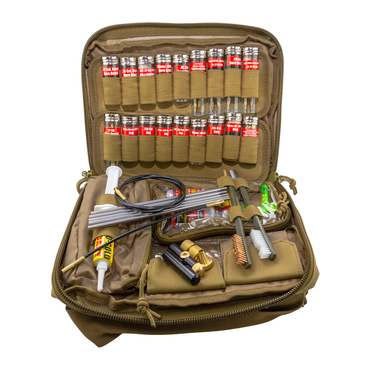 Coyote Tactical Soft Case ProShot Super Kit .22 Cal. 12 Ga