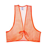 Gilet de chasse en maille de polyester, orange flamboyant