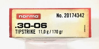 Norma TIPSTRIKE 30-06 11.0G/170GR
