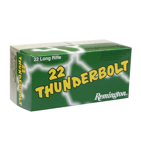 remington 21238 : TB-22A RIMFIRE RN 40 gr THUNDERBOLT 22 Long Rifle. High Speed 50 Rnd/box