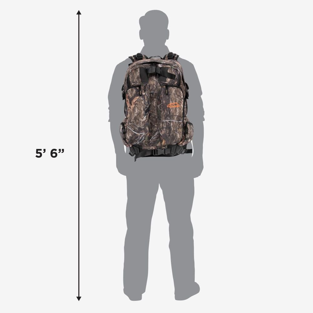 Chemise De Pêche Mossy Oak ELITE – Manches Longues – Taille XL – Orange Foncé