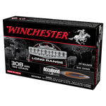 Winchester S308LR Expedition Big Game Centerfire Rifle Ammo 308 Win Accubond LR, 168 Gr, 2680 fps, 20 Rnd