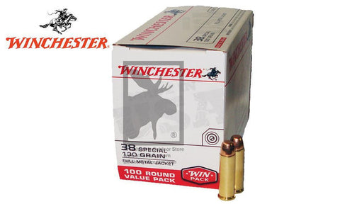 Winchester .38 Pack économique spécial, grain FMJ 130