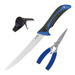 OUTDOOR EDGE Couteau à filet Reel Flex avec pince et coupe-fil