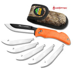 OUTDOOR EDGE COUTEAU DE CHASSE À LAME REMPLAÇABLE RAZORLITE 3,5 PO