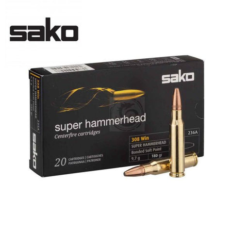 sako Super Hammerhead 308 Win 180 Gr SPBT centerfire