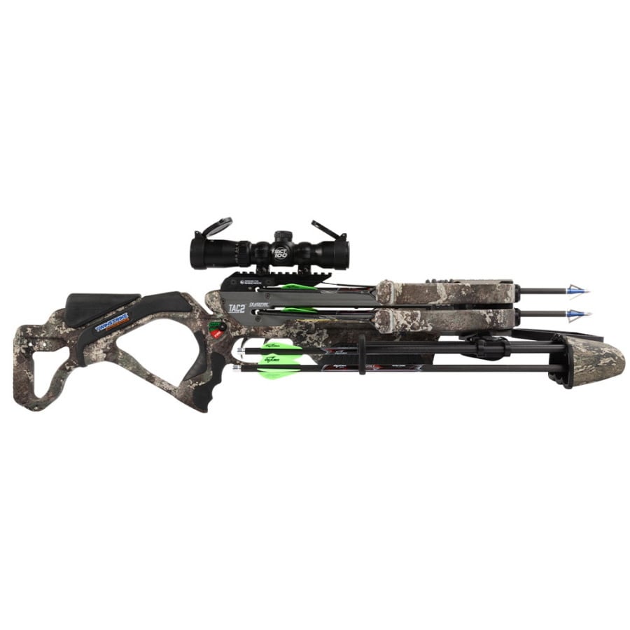 MINI ARBALÈTE 80 LBS ALLIGATOR NOIRE AVEC 3 FLÈCHES