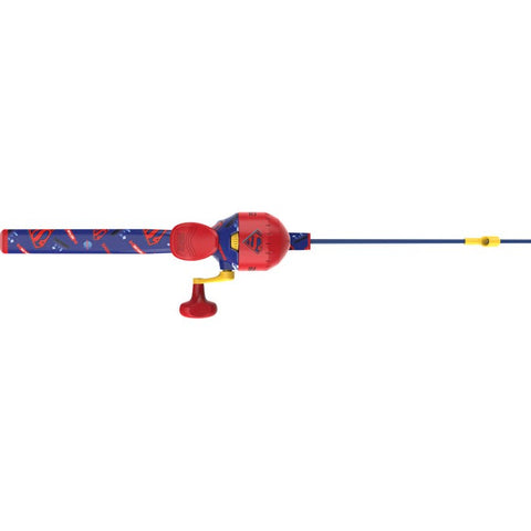 ZEBCO Ensemble canne et moulinet Floating Spincast - Superman - 1 pc
