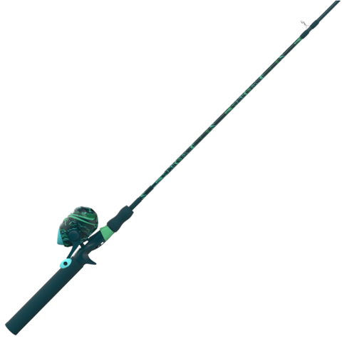 ZEBCO Splash Grunge 6'M Spincast Combo 2-pc Vert