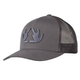 3D RETRO TRUCKER GRAY CAP