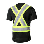 SHORT-SLEEVED T-SHIRT WITH REFLECTIVE STRIPS