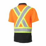 SHORT SLEEVE POLO SHIRT WITH REFLECTIVE STRIPS