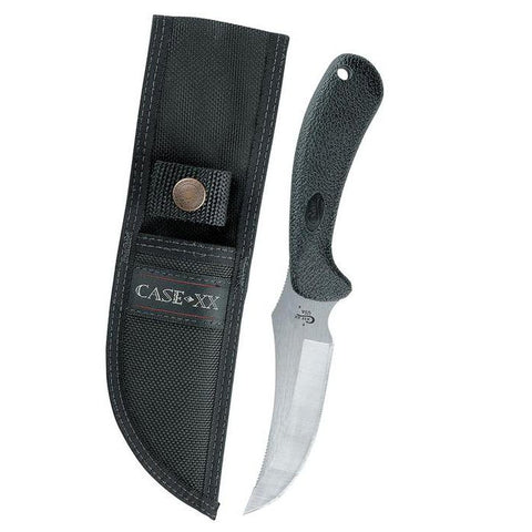 Case xx Lightweight Synthetic Black Hunter Ridgeback Knife with Ballistic Nylon Sheath
