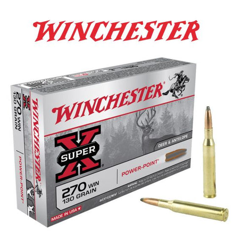 Ammunition Winchester Super X 270 Win 130 gr.