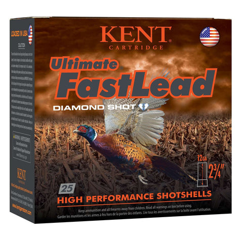 Kent K122UFL404 Ultimate Fast Lead 12 Gauge 2.75" 1 3/8 oz 4 Shot Cartridge