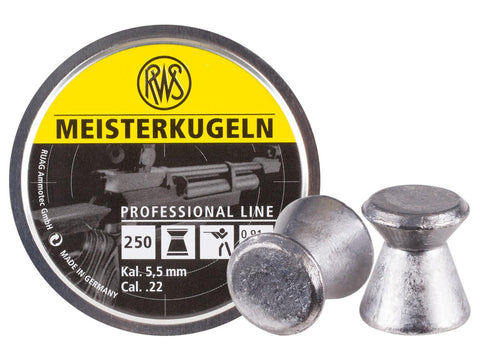 RWS Meisterkugeln pellets caliber .22