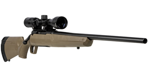 Carabine 30-06 SPFLD à verrou AXIS II XP avec lunette de visée en terre noire plate