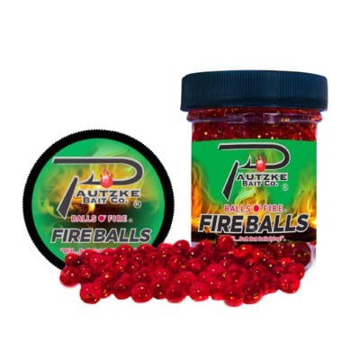 Pautzke Fire Balls – Red Glitter 1.65 oz