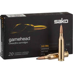 Munitions Sako Gamehead 113E, .243 Winchester, 100 grains
