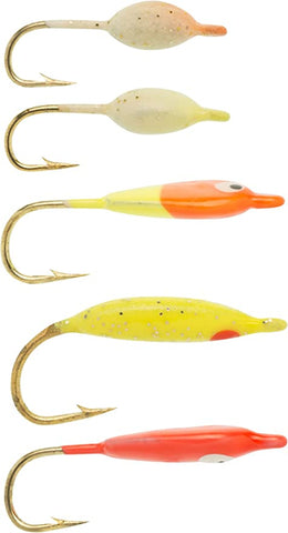 Celsius Moon Glitter/Assorted Sizes 5 Pack Fishing Lures 
