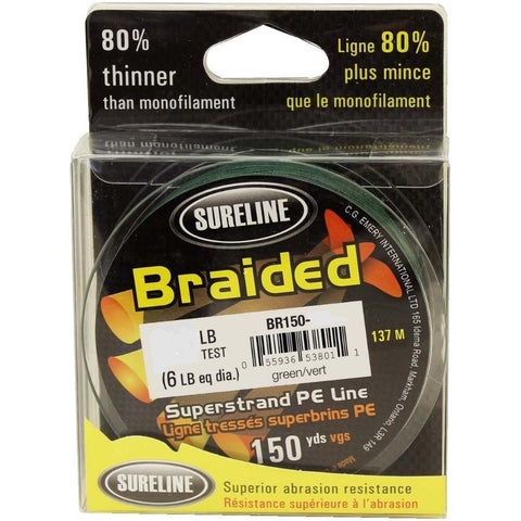 Sureline Braided Fishing Line - 150 yds