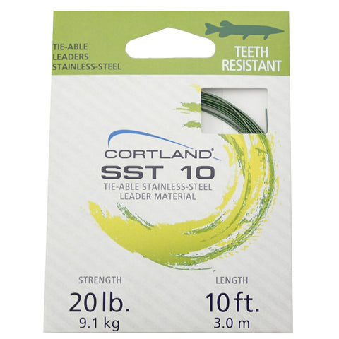 Cortland SST 10 Tie-Able Stainless Steel Leader Material-50Lb
