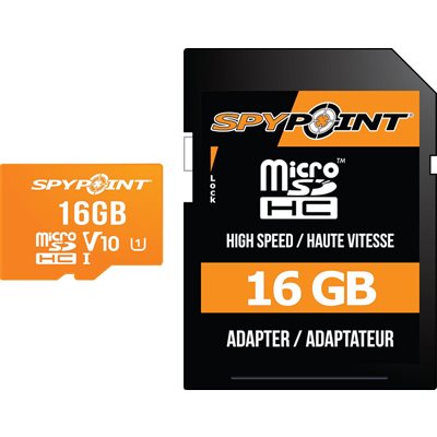 Spypoint Carte Micro SD 16GB