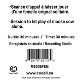 Call Session Card – Female Moose Sounds