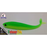 Target Baits Swimmy Fish 3 1/2" Chartreuse Glow (8 qt)