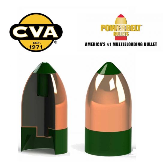 PowerBelt™ Copper Bullets w/ AeroTip 15 pk Cal 50 CAL 295 grain