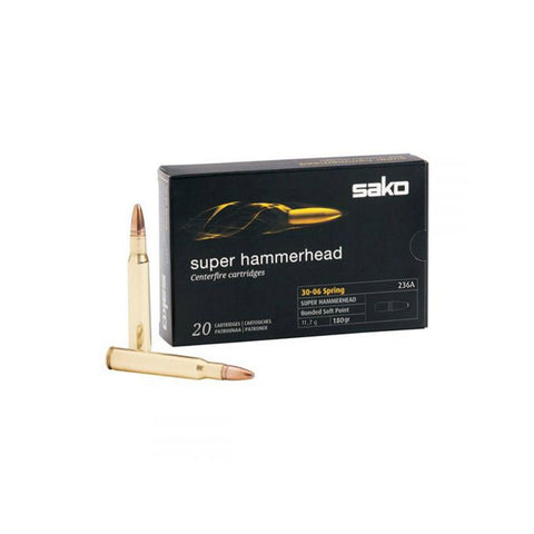 Ammunition Sako 30-06 Super Hammerhead 180 Gr. - 20 Bullets